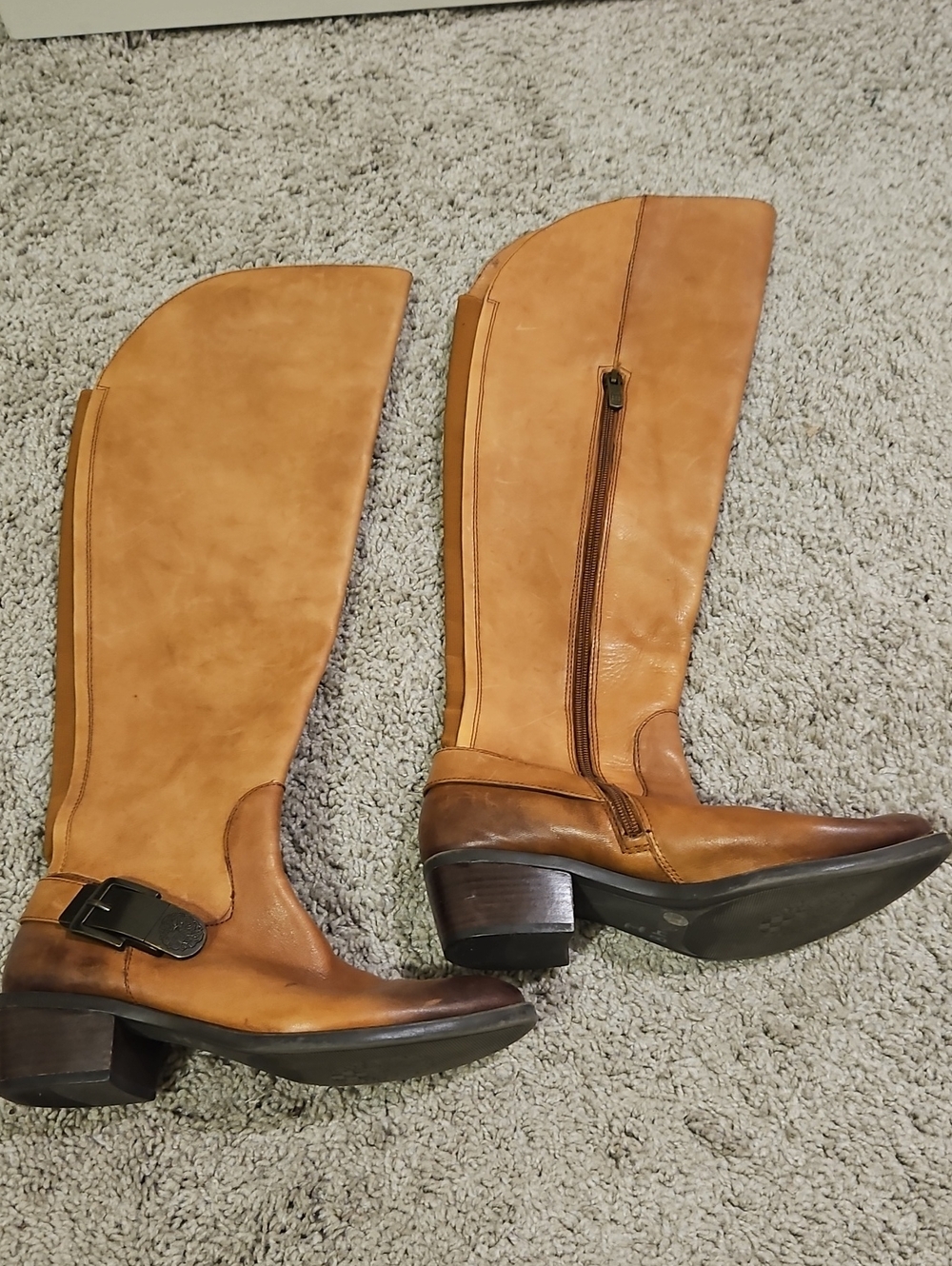 Vince Camuto Tall Over-the-Knee Boots in Tan